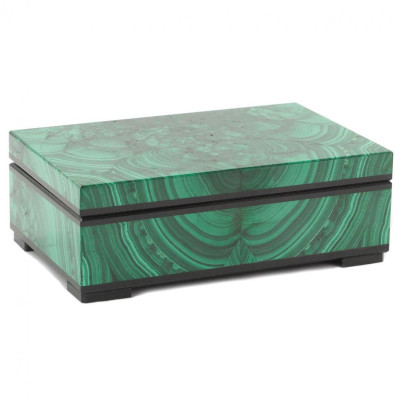 Малахитовая шкатулка "Классическая" 11х7х4,5 см