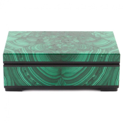 Малахитовая шкатулка "Классическая" 11х7х4,5 см