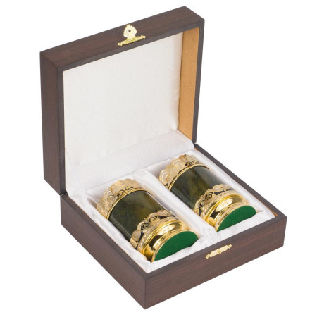 Настольный набор &quot;Президентский&quot; из нефрита