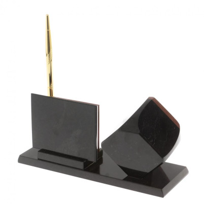 Мини-набор Куб с визитницей из лемезита