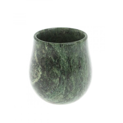 Коньячный бокал из шабровского змеевика 6х6х6 см