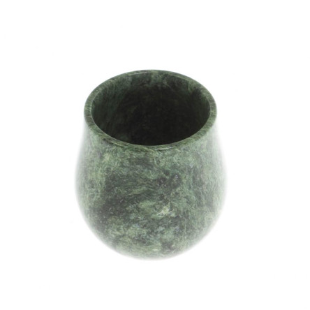 Коньячный бокал из шабровского змеевика 6х6х6 см