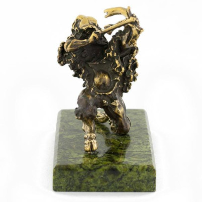 Сувенир статуэтка знак зодиака &quot;Стрелец&quot; бронза камень