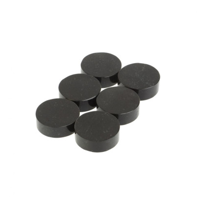 Камни для виски &quot;Фишки&quot; из черного змеевика 6 штук