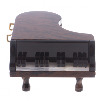 Шкатулка &quot;Рояль&quot; из коричневого обсидиана