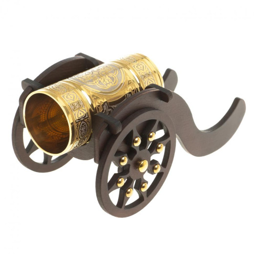 Стопка "Пушка" на подставке лафете Златоуст —