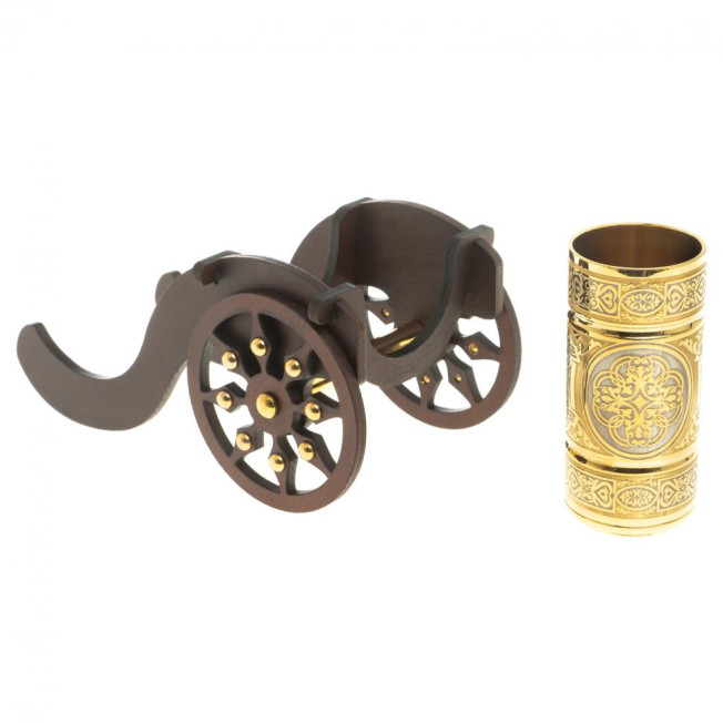 Стопка "Пушка" на подставке лафете Златоуст