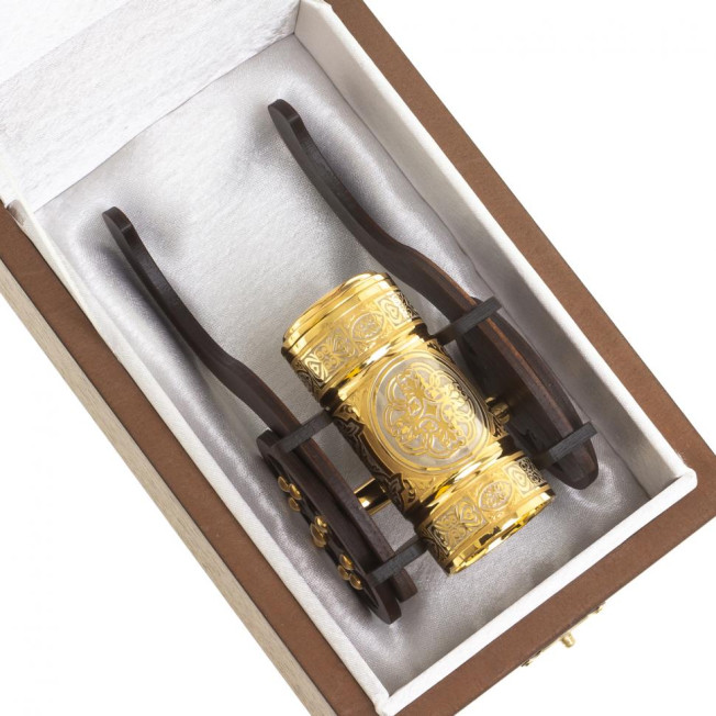 Стопка "Пушка" на подставке лафете Златоуст