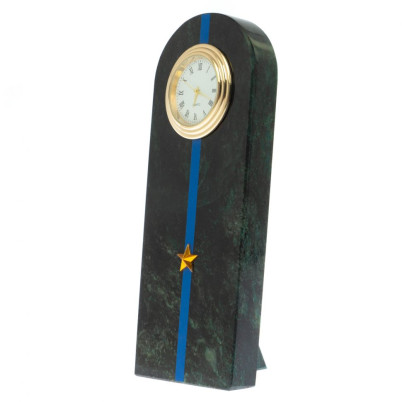 Часы-погон "Младший лейтенант МЮ" камень змеевик