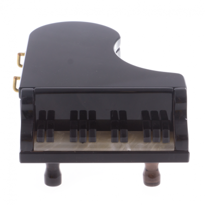 Шкатулка &quot;Рояль&quot; из черного обсидиана