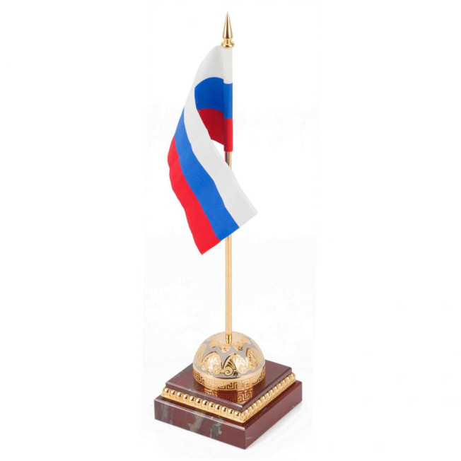 Настольный набор из яшмы "Двуглавый орел"