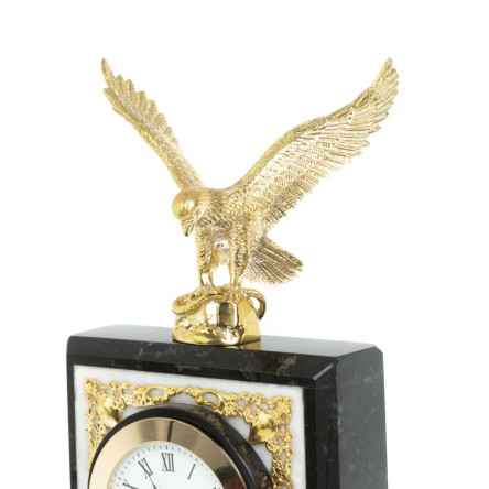 Настольный прибор из камня "Горный орел" мрамор