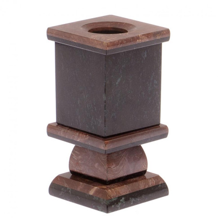 Карандашница из лемезита с Гербом РФ