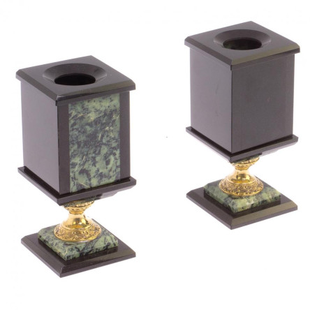 Письменный прибор из нефрита на ножках