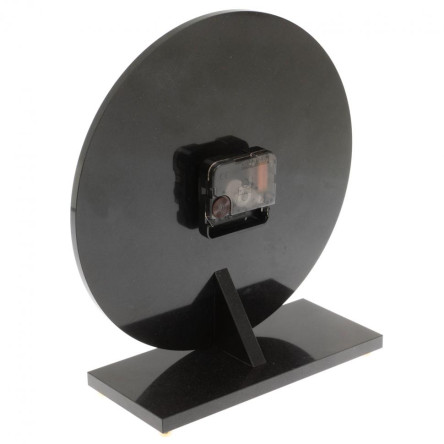 Настольные часы "Мозаика" из малахита и долерита 26х24х9 см