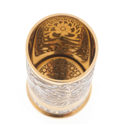 Набор стопок гильз &quot;Герб России&quot; 6 шт 40 мл в подарочном ящике Златоуст