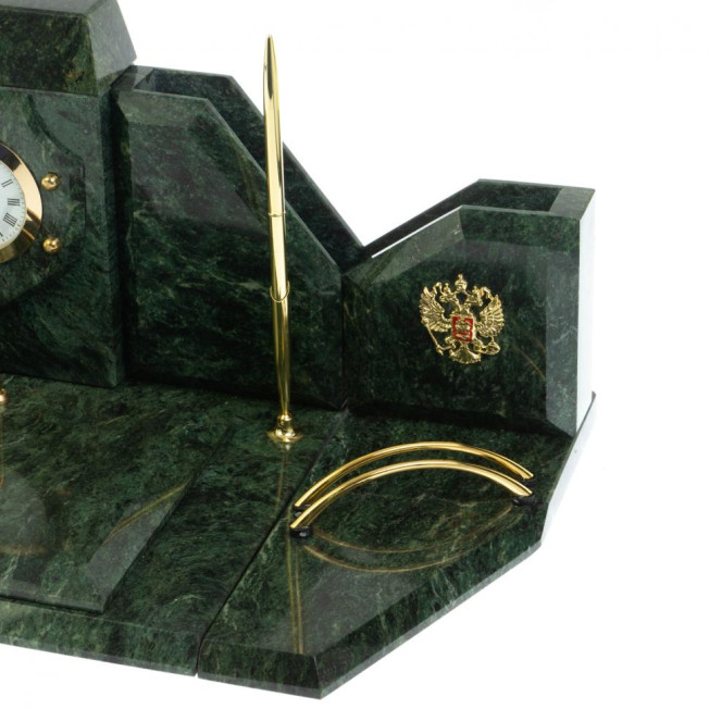 Настольный набор из змеевика &quot;Консул&quot;
