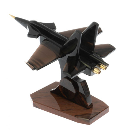 Сувенир "Самолет СУ - 34" из обсидиана