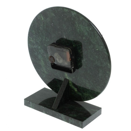 Часы настольные из змеевика 20х7х22 см