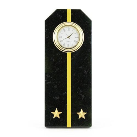 Часы "Погон лейтенант ВМФ" камень змеевик