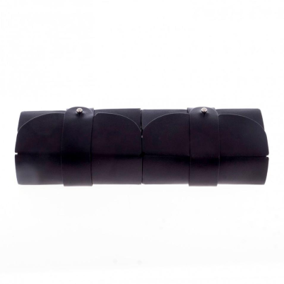 Набор стопок &quot;Герб России&quot; 6 шт в кожаном патронташе Златоуст