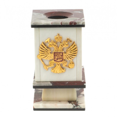 Карандашница &quot;Герб РФ&quot; из креноида