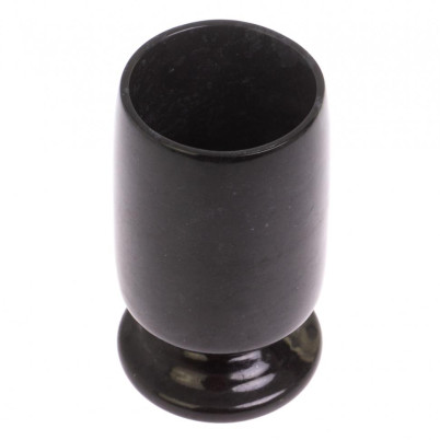 Карандашница из черного змеевика 5х5х11,5 см