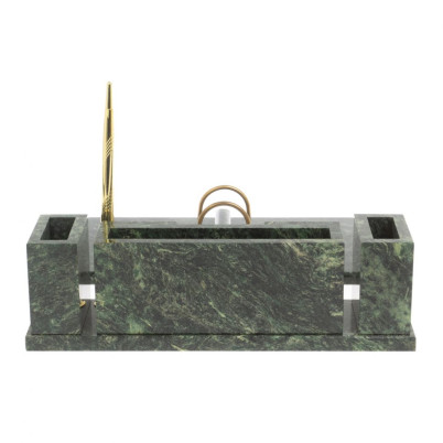 Настольный набор &quot;Люкс&quot; из шабровского змеевика