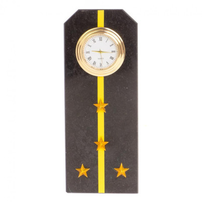 Часы "Погон капитан ВМФ" камень змеевик