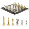Шахматы турнирные "Стаунтон" доска 40х40 см мрамор змеевик