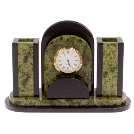 Письменный набор "Арка" из змеевика