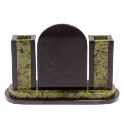 Письменный набор &quot;Арка&quot; из змеевика