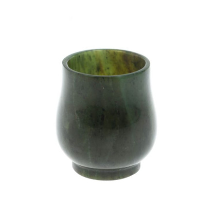 Рюмка коньячная из нефрита 5х5х5,5 см 60 мл