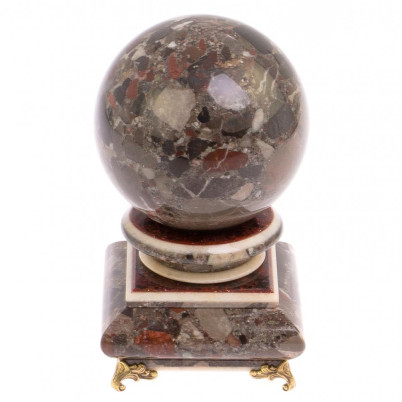 Шар &quot;Антисресс&quot; из конгломерата 9,5 см на подставке