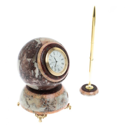 Часы -шар &quot;Антистресс&quot; из креноида с ручкой