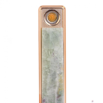 USB зажигалка из зеленого флюорита