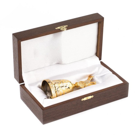 Колокольчик "Двуглавый орел" бронза Златоуст