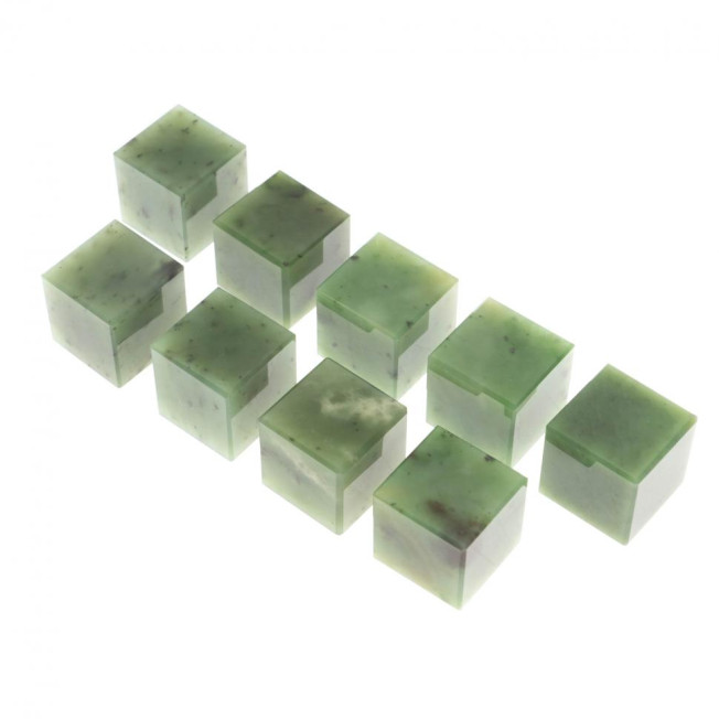 Камни для виски из саянского нефрита 9 кубиков