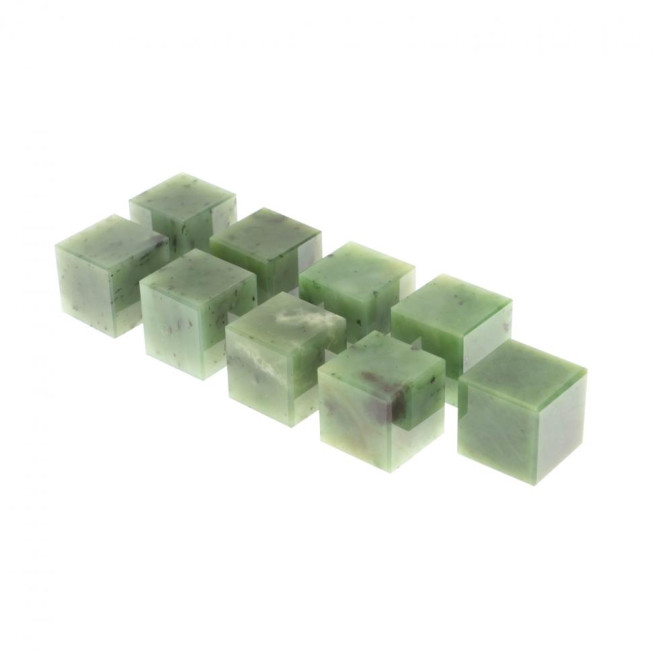 Камни для виски из саянского нефрита 9 кубиков