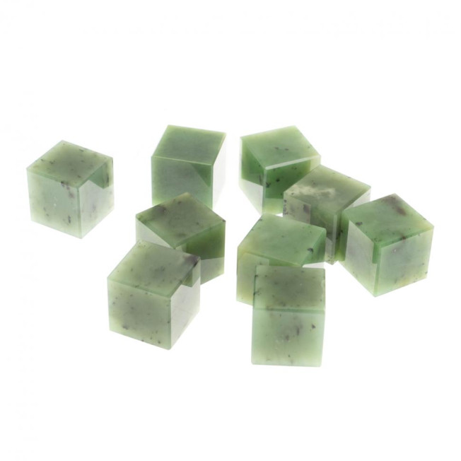 Камни для виски из саянского нефрита 9 кубиков