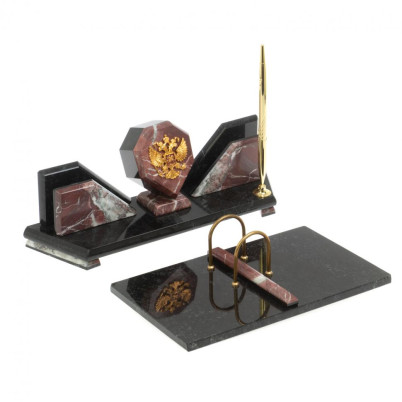 Настольный набор &quot;Эталон с гербом РФ креноид