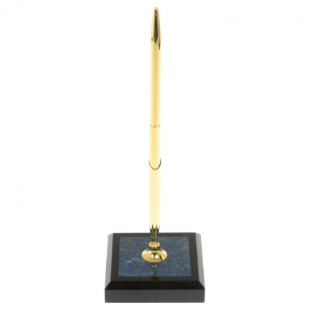 Подставка под ручку из лазурита 6,5х6,5х19,5 см