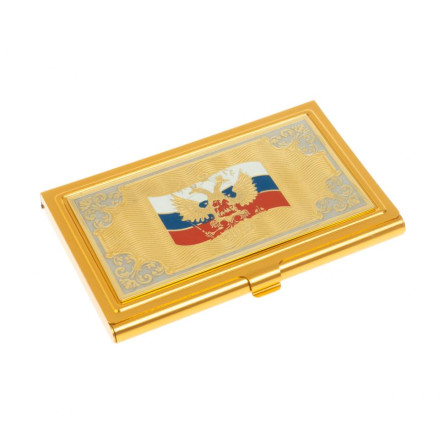 Визитница карманная "Герб России" Златоуст