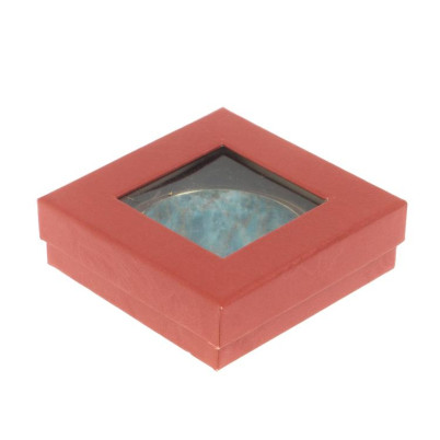 Зеркало круглое из камня голубой апатит цвет золото