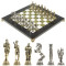 Шахматы "Икар" доска 32х32 см мрамор змеевик