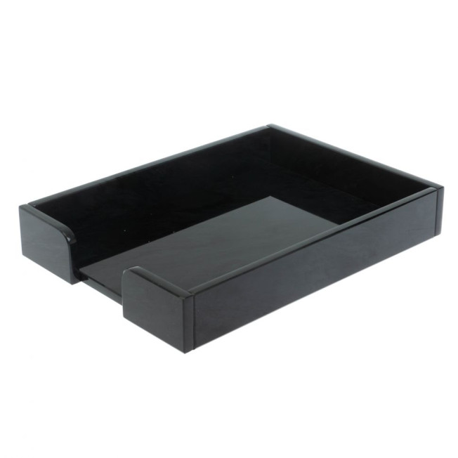 Лоток для бумаг А4 из черного обсидиана