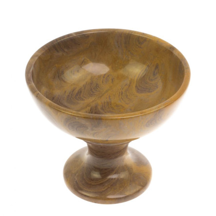 Варенница из рифейского мрамора 12х12х10 см