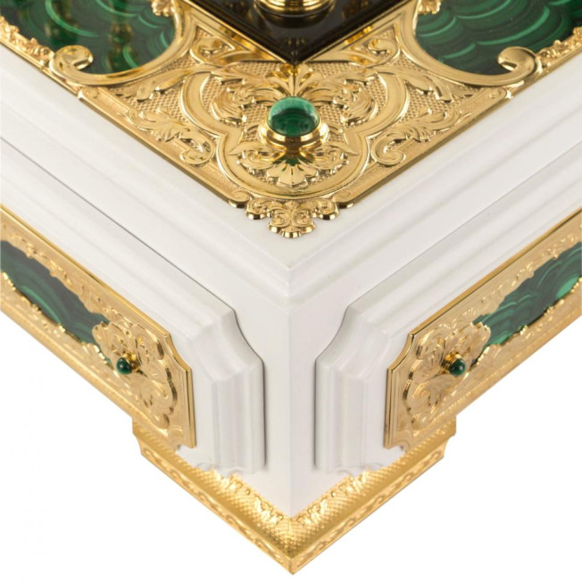 Шахматы из малахита "Версаль"