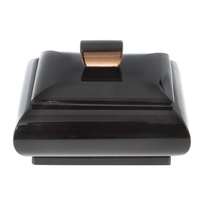 Шкатулка из черного обсидиана 9х7х6 см