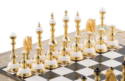 Эксклюзивные шахматы &quot;Баталия&quot; ручная работа Златоуст